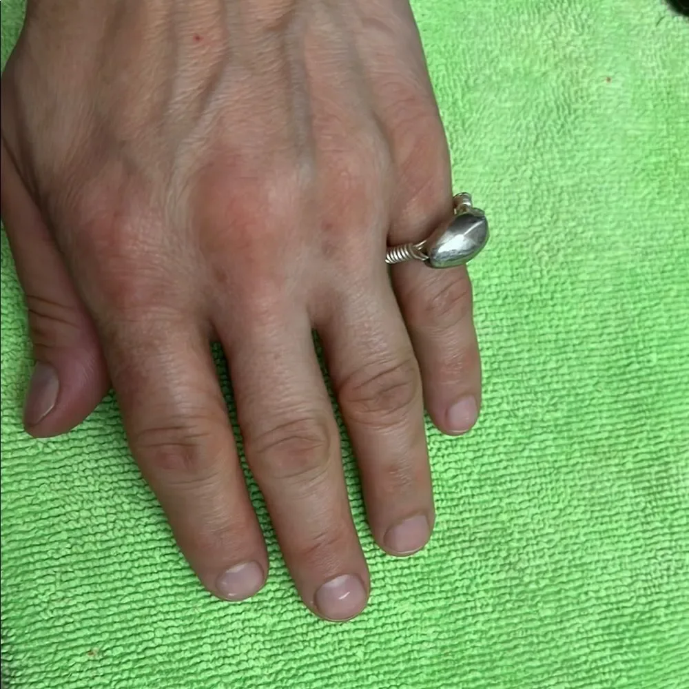 Silver Oval Ring